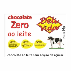 Tablete chocolate ao leite sem adição de açúcar Deli Vida embalagem com 4 unid. na internet