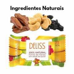 Doce de frutas secas DELISS BANANA embalagem com 4 unidades - comprar online