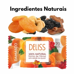 Doce Frutas Secas c/Castanha de Caju Natural Sem Adição de Açúcar DELISS Damasco embalagem c/4 unid. - comprar online