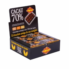 Tablete Chocolate 70% Cacau Natural Deli Vida caixa com 24 unid. - comprar online