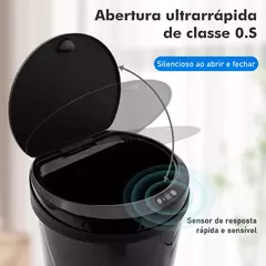 Lixeira com Sensor Automático - 12 litros - loja online