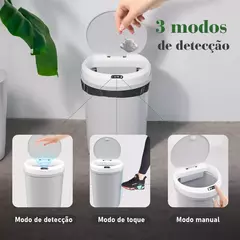 Lixeira com Sensor Automático - 12 litros - Casa & Charme