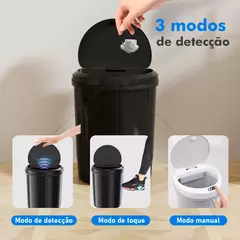 Lixeira com Sensor Automático - 12 litros - Casa & Charme