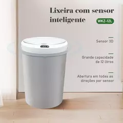 Lixeira com Sensor Automático - 12 litros