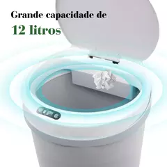 Lixeira com Sensor Automático - 12 litros - Casa & Charme