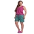 Bermudoll feminino adulto de suede estampado com suede canelado regata meia coxa - comprar online