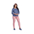 Pijama Feminino de Malha com Legging Canelada - comprar online