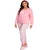 Pijama Feminino Suede Inverno Liso Com Estampado - Loja Sleep Confeccoes