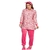 Pijama feminino adulto aberto fleece quentinho estampado - loja online