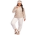 Pijama feminino adulto de fleece quentinho brilhoso aberto com zíper - Loja Sleep Confeccoes