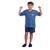 Pijama masculino infantil malha PV meia manga listrado - Loja Sleep Confeccoes