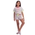 Short doll feminino infantil malha PV meia manga - loja online