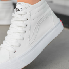 BOTITAS VANZ SK8-HI BLANCAS - comprar online