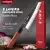 Faca Santoku HEZHEN - 7" Aço Composto 3 Camadas - Cabo Rose Wood - comprar online