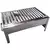 Churrasqueira Inox Com Grelha Argentina - Mini Parrilla 50x32x24 - BAHrbecue Churras Stuff