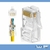 Ficha Plug Rj45 Cat5e Cable Utp Ethernet Kelix Por Unidad - comprar online