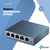 Switch 5 Bocas Gigabit Tp-link Tl-sg105 Acero Metalico - comprar online