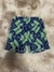 Short Fitness Azul e Verde