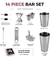 Imagen de Expert Cocktail Shaker Home Bar Set – Kit de herramientas de barra de acero inoxidable de 14 piezas