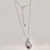 Cadena regulable 41 + 3 cm con dije gota. Plata 925 - comprar online