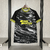 Camisa do Botafogo 4 24/25 da Reebok, modelo masculino, com estampa em preto e detalhes em amarelo.