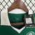 Camisa Palmeiras I 24/25, modelo torcedor masculina, na cor verde, com gola branca e etiqueta da marca Puma.