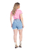 Shorts Feminino Jeans 100% Algodão - comprar online