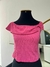 BLUSA CANELADA HELLEN ROSA - REF. 11.900