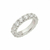 Aliança Glow Bride Full Rhodium com Zircônias Incolores - comprar online