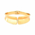 Bracelete Curve Dourado Fosco - comprar online