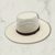 Sombrero Plato Redondo Rafia Algodon - comprar online