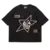 REMERA BOXY FIT STAR HEAVY COTTON BLACK