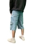 BERMUDA BAGGY CARGO CELESTE - comprar online