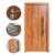 Puerta Multianclaje Simil Madera - comprar online