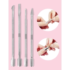 Kit 4 Espátulas de Inox para as Unhas para Manicure - Envio 24horas