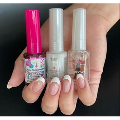 Kit Adriana - Esmalte Nutribomba - Base Fortalecedora - Top Coat - 3 itens - Envio Imediato