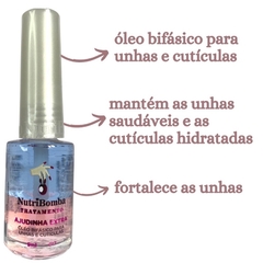 Óleo Bifásico Hidrante de Unhas e Cutículas - Linha de Tratamento Nutribomba - Envio Imediato na internet