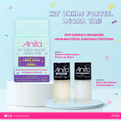 Kit Tratamento Esmalte Anita Unhas Fortes Agora Vai! Envio Rápido