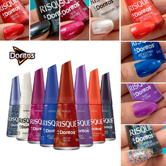 Kit Esmalte Risqué & Doritos Coleção com 8 cores - loja online