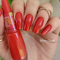 Kit 4 Esmalte Vermelho Impala Os Mais Vendidos Fascinação, Que Beleza, Allure e Maria Cereja 7,5ml - Esmalte Perfeito