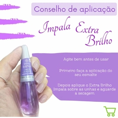 KIT COM 02 ESMALTE IMPALA VERNIZ EXTRA BRILHO 7,5ML - ENVIO IMEDIATO - Esmalte Perfeito