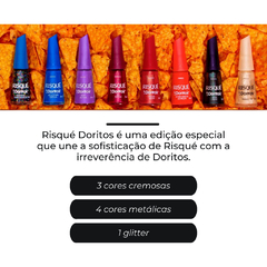 Imagem do Kit Esmalte Risqué & Doritos Coleção com 8 cores