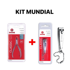 Kit Mundial Alicate para Cutículas + Cortador de Unha - Envio 24horas