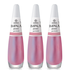 KIT COM 3 ESMALTES IMPALA PARAÍSO PEROLADO 7,5ml - ENVIO RÁPIDO na internet