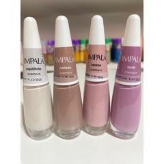 Kit 4 Esmaltes Impala mais vendidos (equilíbrio,serena, xodó, sutileza) - Envio 24 horas