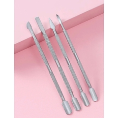 Kit 4 Espátulas de Inox para as Unhas - Envio 24horas - Esmalte Perfeito