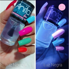 Top Coat Neon - Anita - Brilha na Luz Negra - Envio Imediato - Esmalte Perfeito