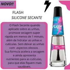 Esmalte Passou, Secou Impala - Secante Flash - Secagem Rápida - Envio imediado - comprar online