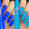 Kit 2 Esmalte Impala Hipoalergênico Tons de Azul Pode Chegar e Tudo Vira Festa 7,5ml - Envio Imediato