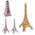 Torre Eiffel Decorativo Rose de Metal 32cm